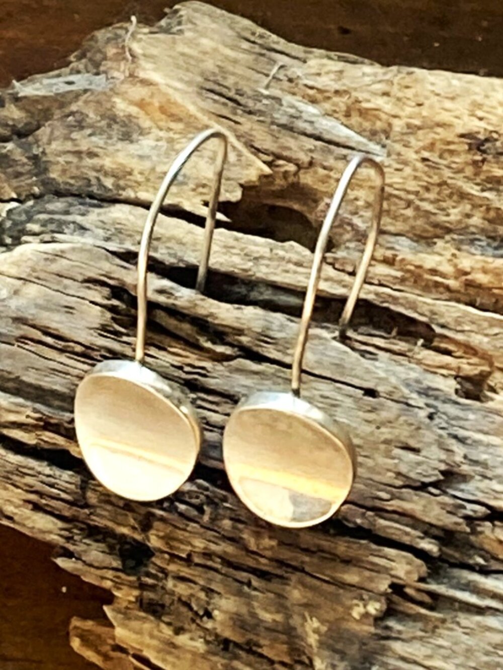Soul Flower earrings: Superbly simple in sterling silver